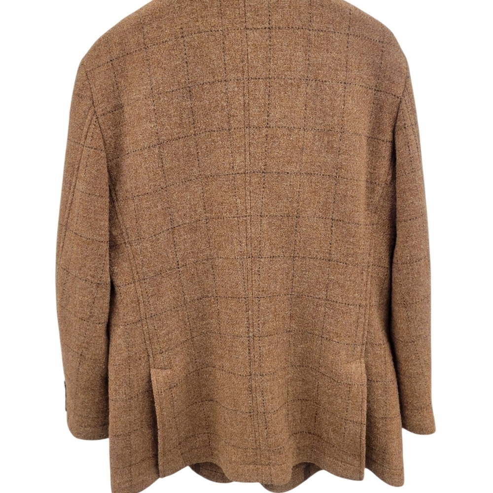 Timothy Everest Harris Tweed Brown Windowpane Blazer - Picture 2 of 11